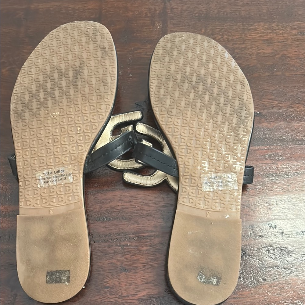 Sam Edelman Black Slide Sandals Casual Comfort - Picture 3 of 4